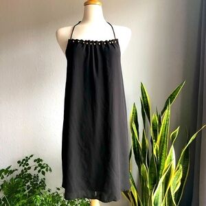 Guess Black & Gold Embellished Neck Yoke